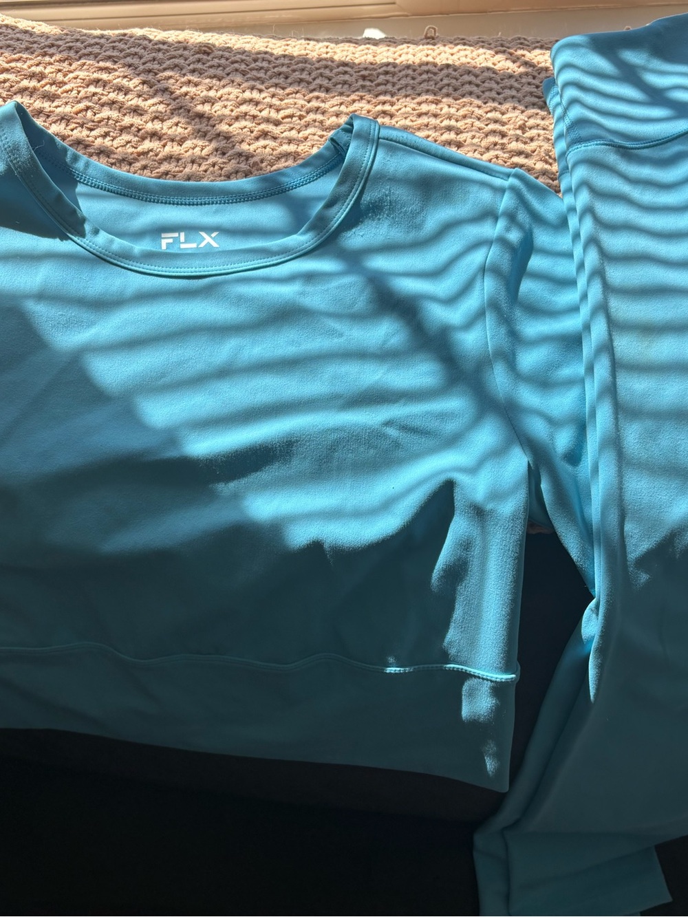 FLX crop tee and leggings